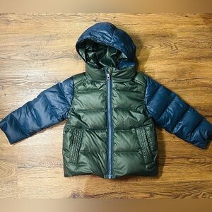 Onekid Road Coat Car Safe Blue/Green Jacket Size 3 Boy